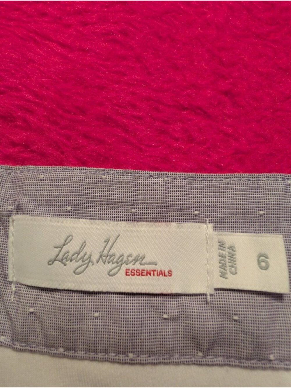 Lady Hagen Essentials Golf Skort Sz 6 Purple Pastel Cotton Micro Dot Mini - Picture 6 of 9